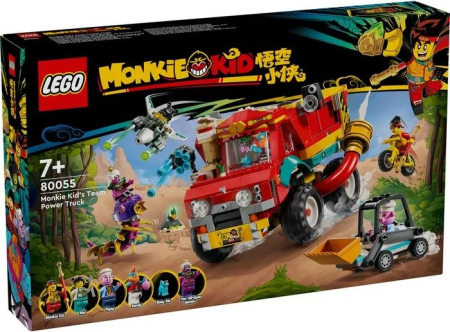 LEGO Monkie Kid - LEGO Monkie Kid - Camionul electric al echipei lui Monkie Kid 80055, 712 piese
