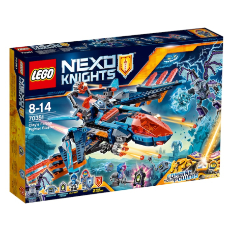 Seturi Pre-Owned - LEGO® NEXO KNIGHTS™ Avionul Falcon Blaster al lui Clay 70351