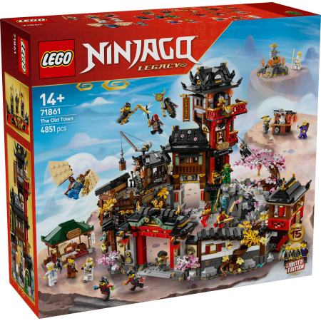 LEGO Ninjago - LEGO® NINJAGO®  - Cea de-a 15-a aniversare a Orașului vechi 71861, 4851 piese