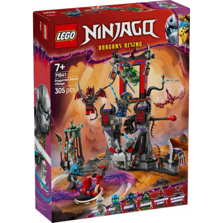 LEGO Ninjago - LEGO NINJAGO -  Dragonian Storm Village 71841, 305 piese