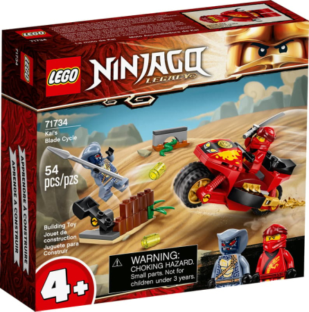 LEGO Ninjago - LEGO NINJAGO - Legacy Motocicleta Blade a lui Kai 71734, 54 piese