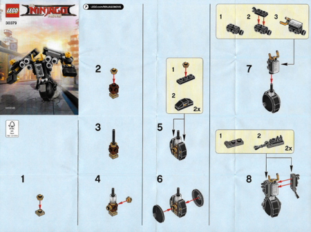 Lego Ninjago – Quake Mech 30379, 64 piese [2]