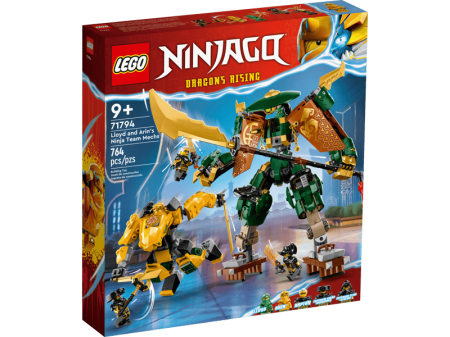 LEGO Ninjago - LEGO® Ninjago - Robotii din echipa ninja a lui Lloyd si Arin 71794, 764 piese