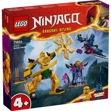 LEGO Ninjago - LEGO® Ninjago® - Robotul de lupta al lui Arin 71804, 104 piese