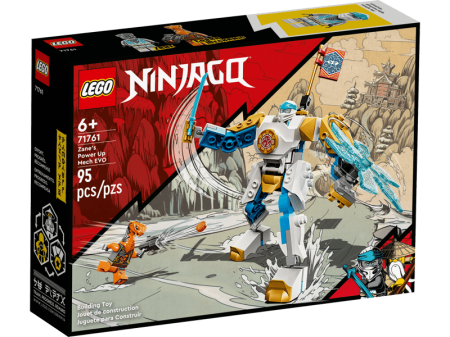 Seturi LEGO Second Hand Certificate - LEGO® NINJAGO - Robotul EVO Power Up al lui Zane 71761, 95 piese SECOND HAND