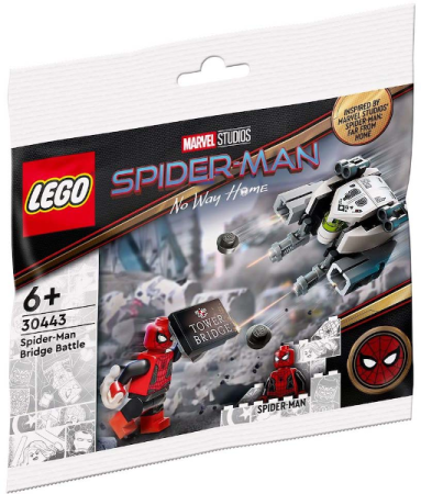 LEGO Marvel Super Heroes - LEGO Spiderman - Bridge Battle 30443, 45 piese