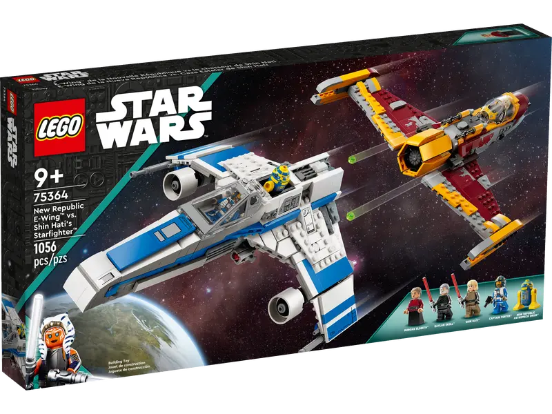 LEGO Star Wars - LEGO® Star Wars™ - E-Wing al Noii Republici vs Starfighter-ul lui Shin Hati 75364, 1056 piese