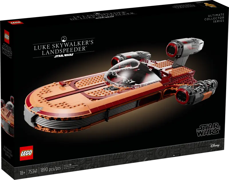 Seturi Pre-Owned - LEGO® Star Wars™ - Landspeeder™ al lui Luke Skywalker 75341, 1890 piese PRE-OWNED