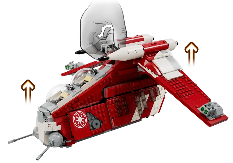 LEGO® Star Wars - Nava de lupta a gardienilor de pe Coruscant 75354, 1083 piese PRE-OWNED [6]