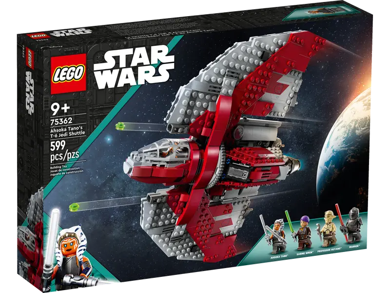 LEGO Star Wars - LEGO® Star Wars™ - Naveta Jedi T-6 a lui Ahsoka Tano 75362, 601 piese