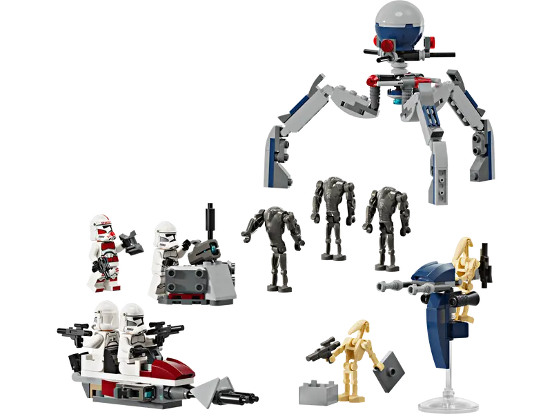 LEGO® Star Wars™ - Pachet de lupta Clone Trooper™ si droid de lupta 75372, 215 piese [4]