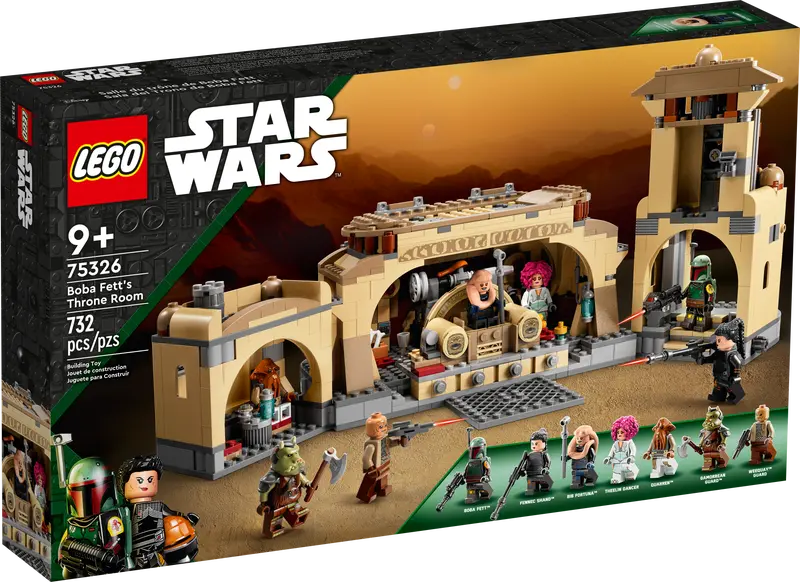 Seturi Resigilate - LEGO® Star Wars™ - Sala tronului lui Boba Fett 75326, 732 piese