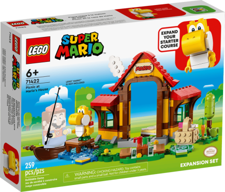 LEGO Super Mario - LEGO® Super Mario™ - Set de extindere - Picnic la casa lui Mario 71422, 259 piese