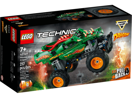 Toate produsele - LEGO® Technic - Monster Jam™ Dragon™ 42149, 217 piese