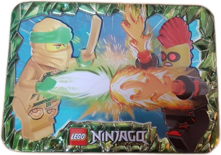 Minifigurine - Lloyd vs. Miss Demeanor metal box