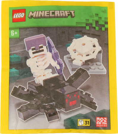 Minifigurine - Minecraft Spider and Skeleton Paper Bag min065