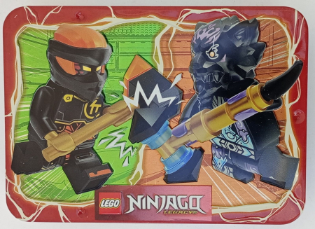 Minifigurine - Cole vs. Lord Ras metal box 112406