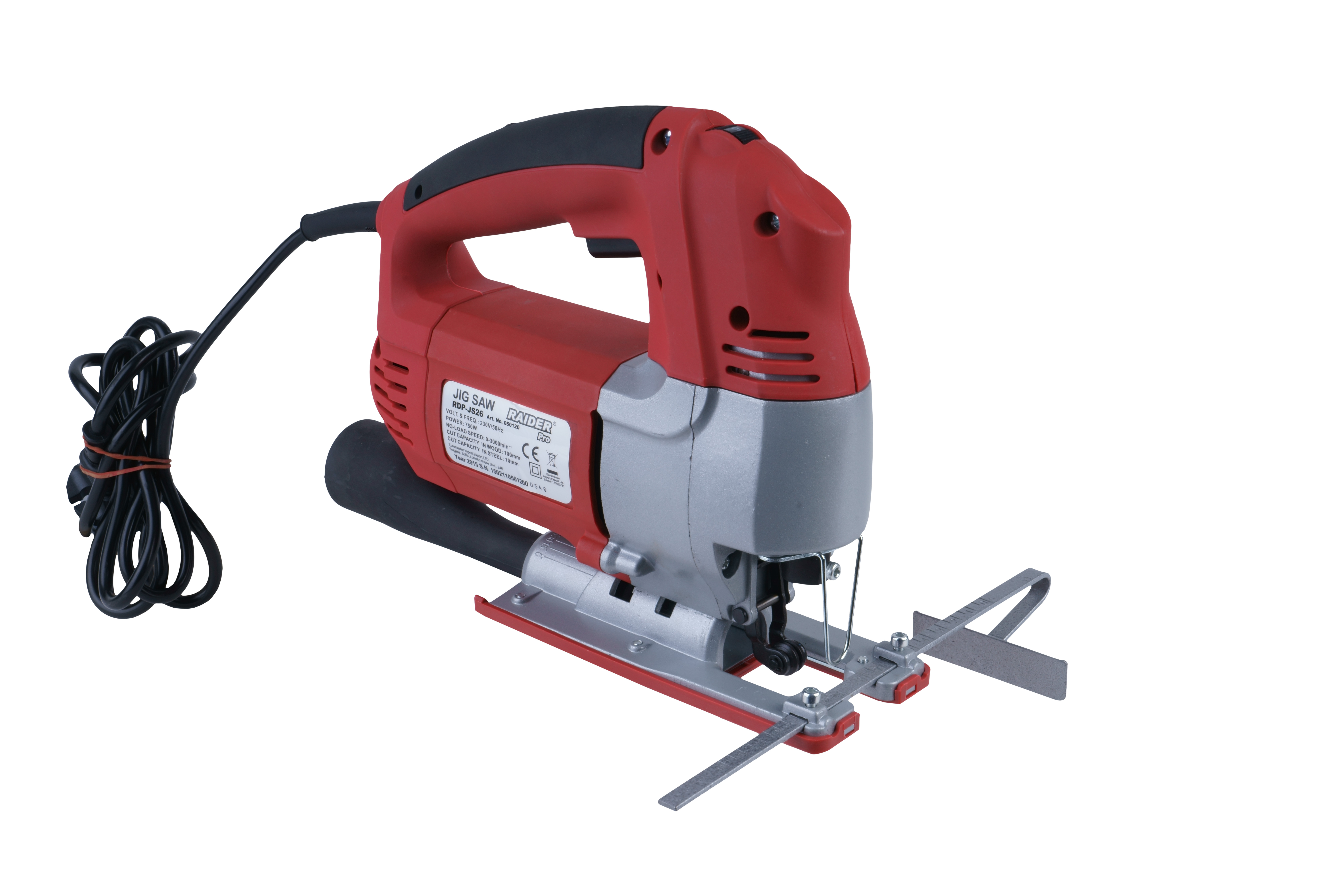 Ingafűrész 750W 100mm változtatható fordulatszámú RDP-JS26 [2]