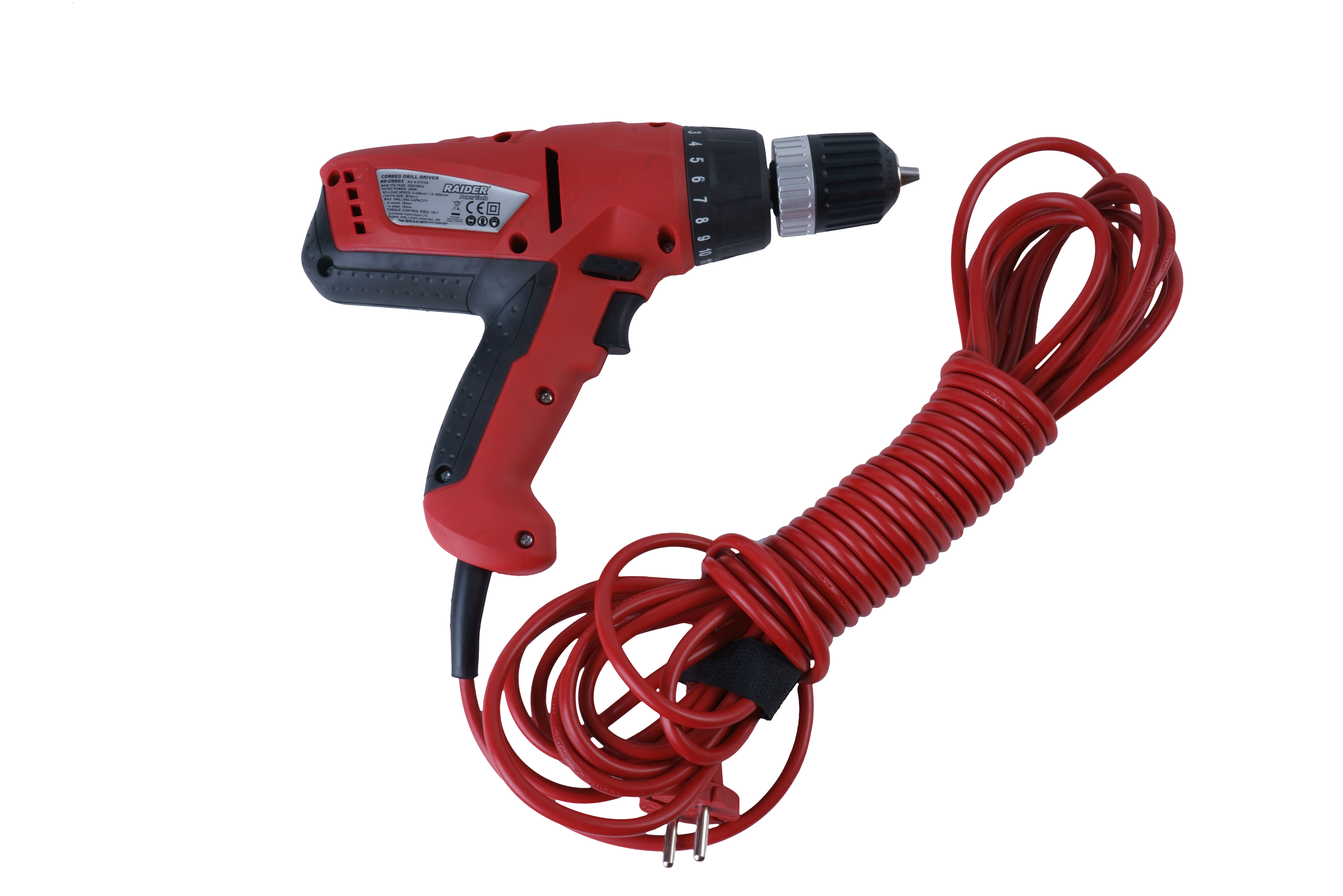 Elektromos kábel csavarhúzó 300W 2 lépés 32Nm 16 + 1 10mm RD-CDD03 [2]