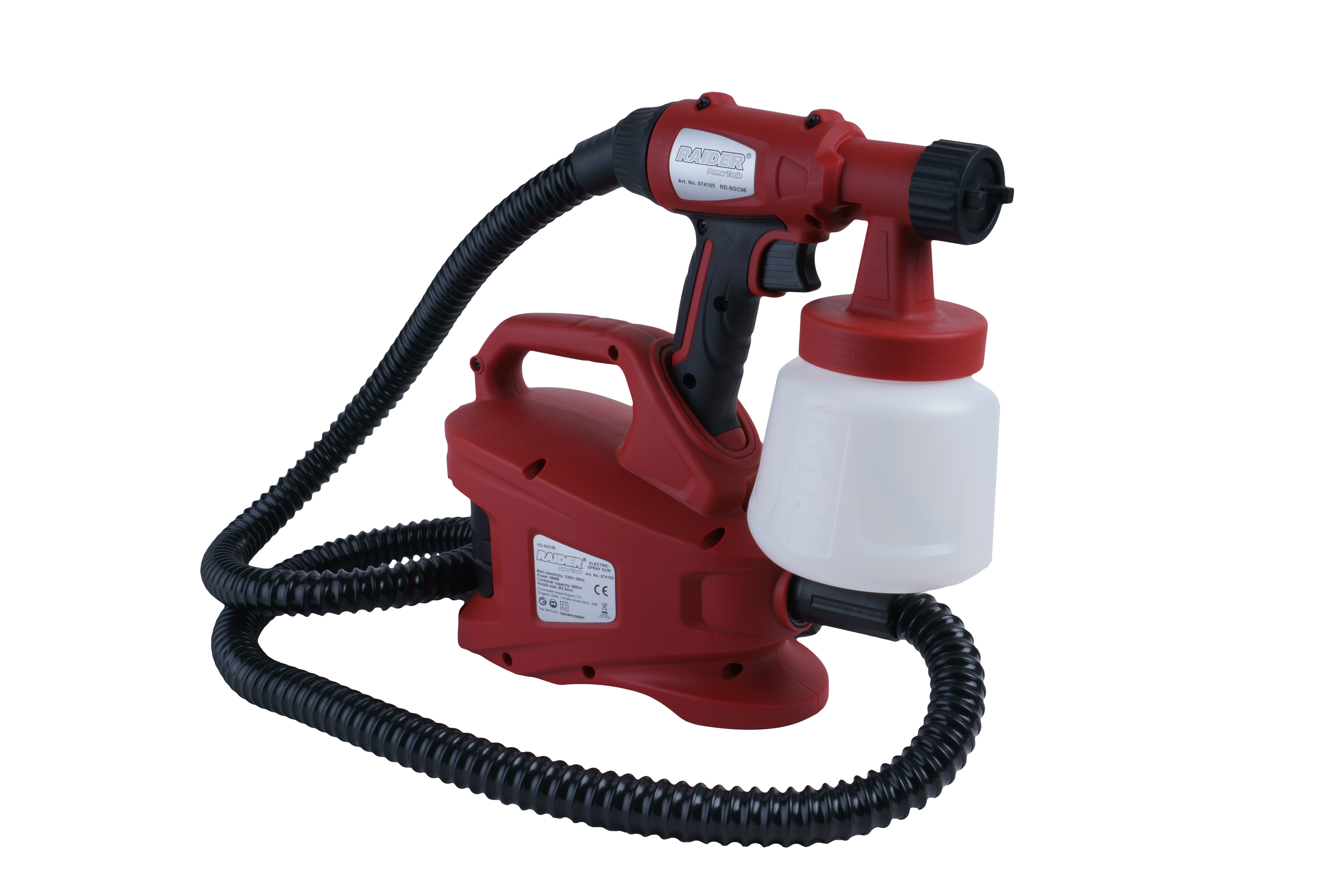 Kompresszor festékpisztoly 600W ø2.5mm 900ml RD-SGC06 [2]