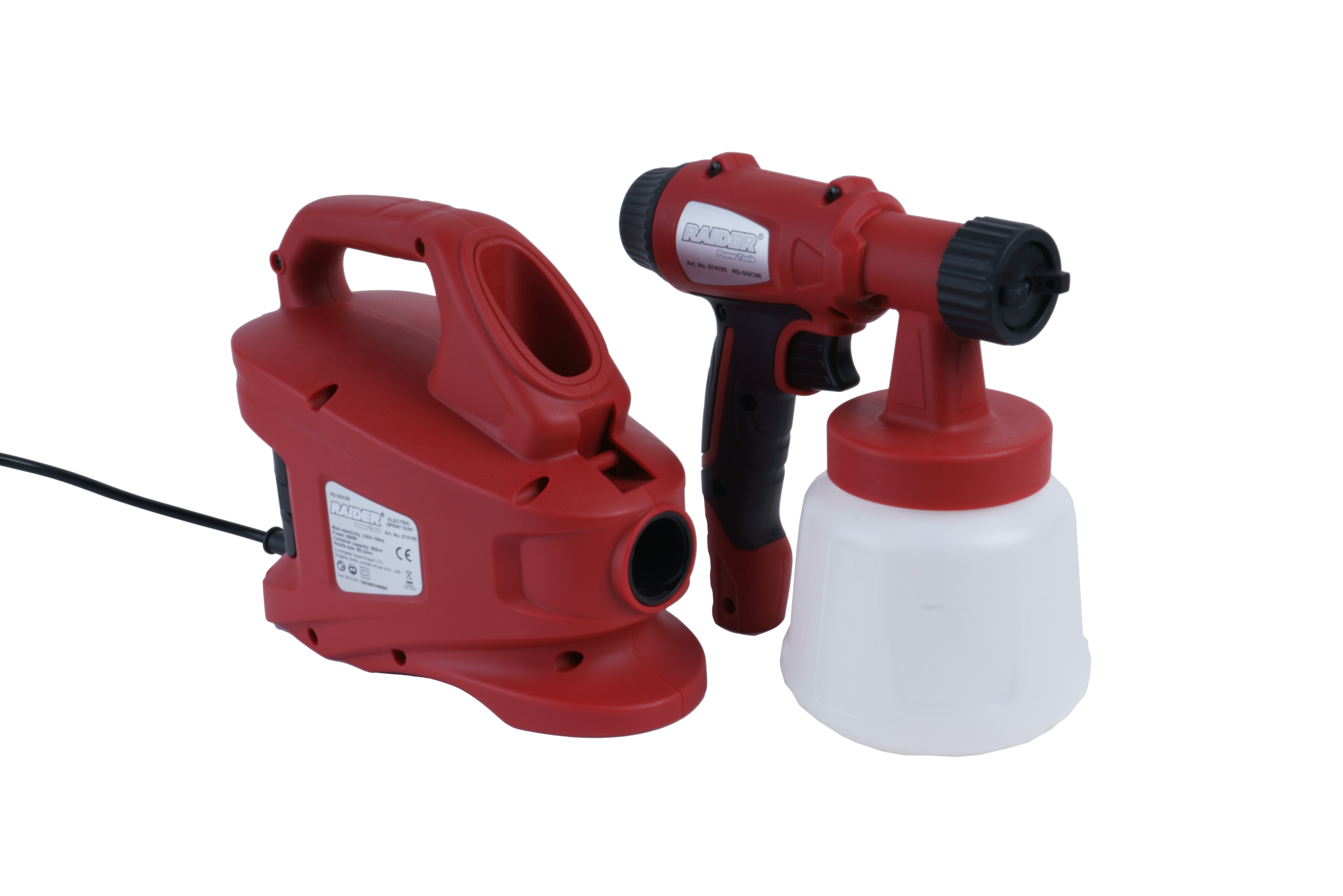 Kompresszor festékpisztoly 600W ø2.5mm 900ml RD-SGC06 [4]