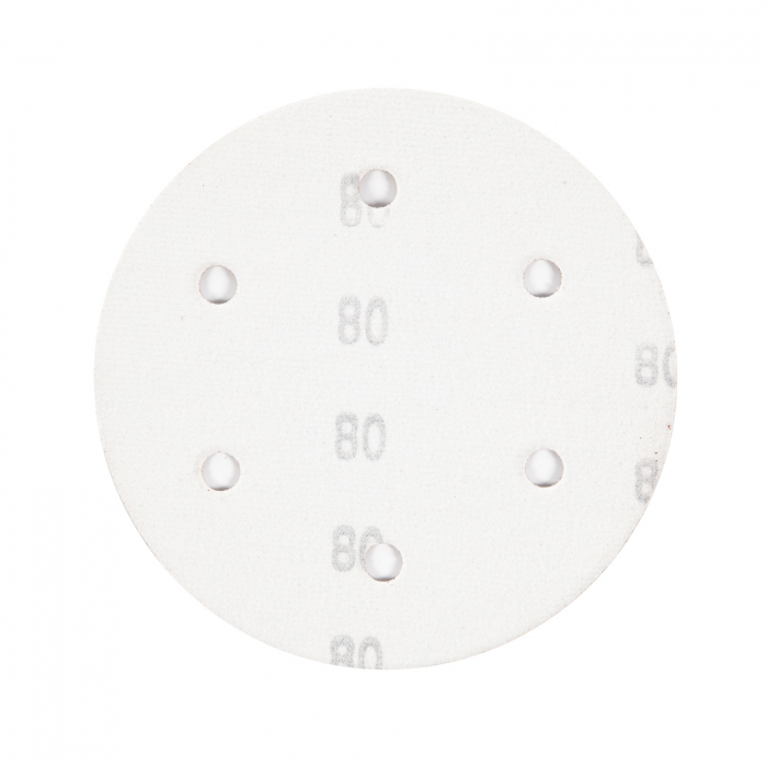 10 csiszolópapírból álló készlet P80 6 lyuk 215mm [2]