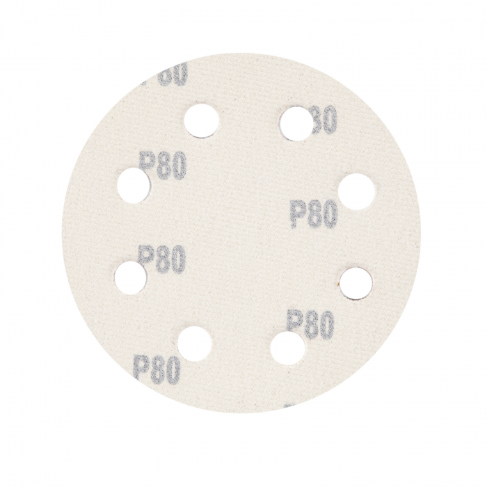10 csiszolópapírból álló készlet P80 8 lyuk 180mm [3]