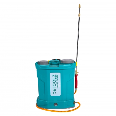 Akkus szórószivattyú deréktámasztékkal, Detoolz DZ-P109, 16L, 12V, 9 Ah, Teljesen tartozék [4]