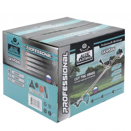 Altaj GX4500W fűkassza, 2 ütemű, 6 LE, professzionális kábelköteg, drótdob, 3 fogú tárcsa [5]