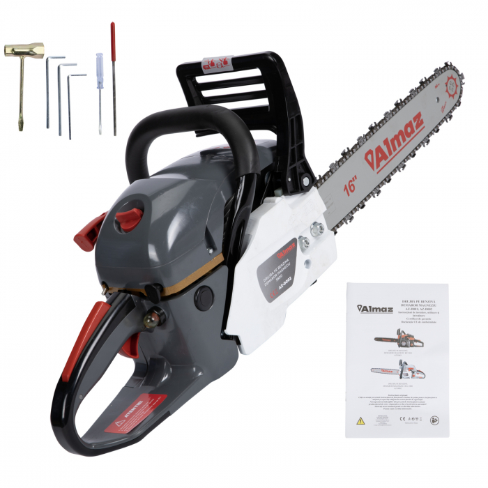Benzines láncfűrész magnézium indító Almaz AZ-D002, 58 CC, 2.95 HP, penge 40 cm [4]