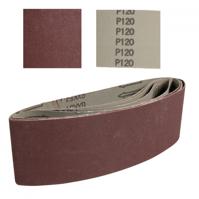 Csiszolópapír készlet 533x75mm P120 (5/készlet) [2]