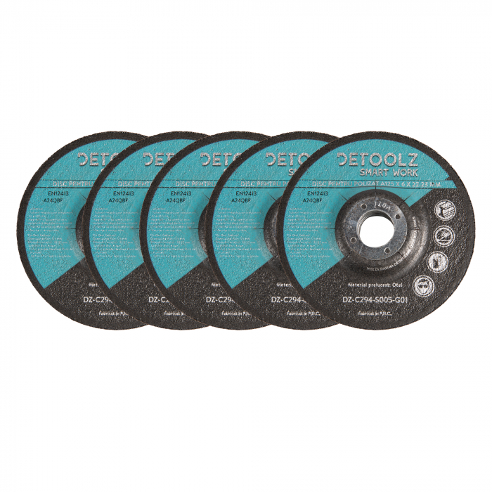 Csiszolótárcsa készlet A125*6*22,2 mm (5 db/készlet) [3]