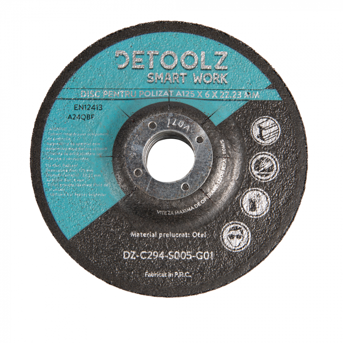 Csiszolótárcsa készlet A125*6*22,2 mm (5 db/készlet) [2]