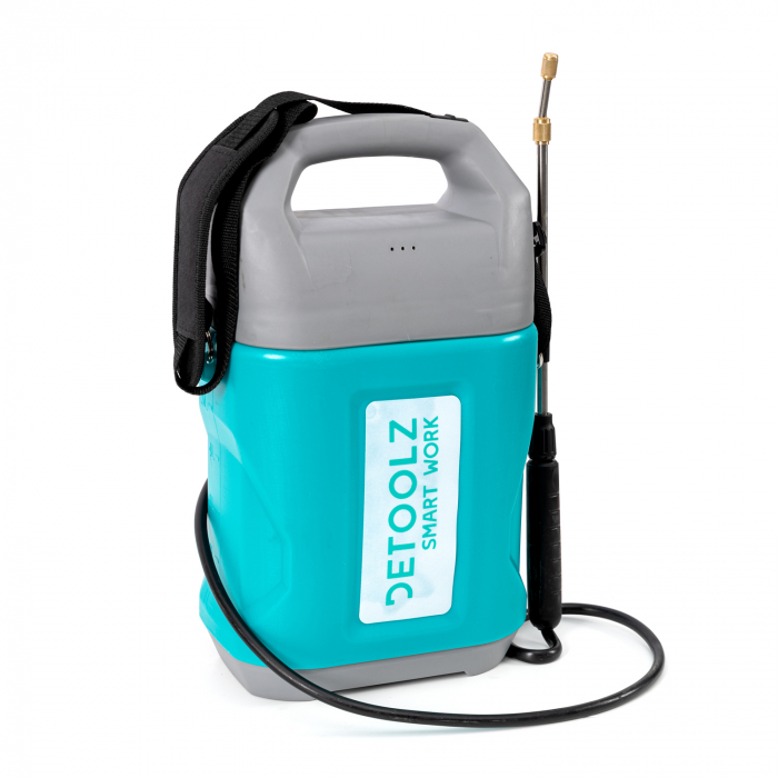 Detoolz akkus szórószivattyú, 5 liter, 2 Ah akkumulátor, 1,6 kg, 38 cm-es lándzsa [3]