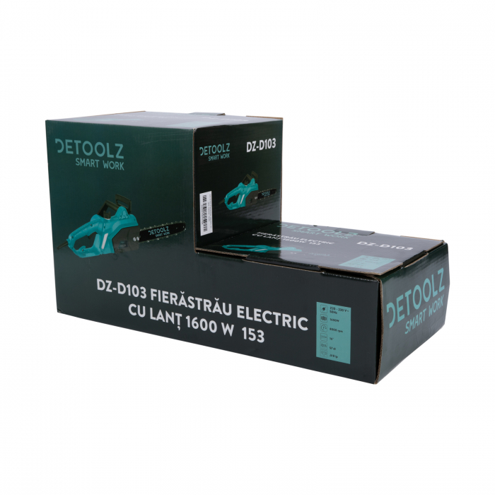 Detoolz DZ-D103 elektromos láncfűrész, 1600 W, penge 40 cm [2]