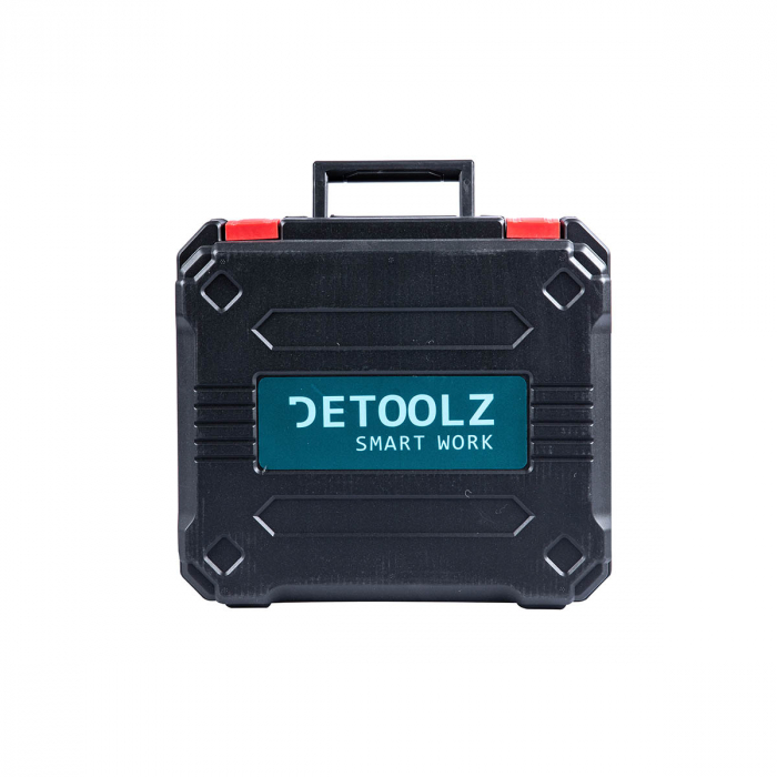 Detoolz fúró és csavarhúzó 2 Li-Ion elem 18V, 1.3 Ah, tokmány 10 mm [4]