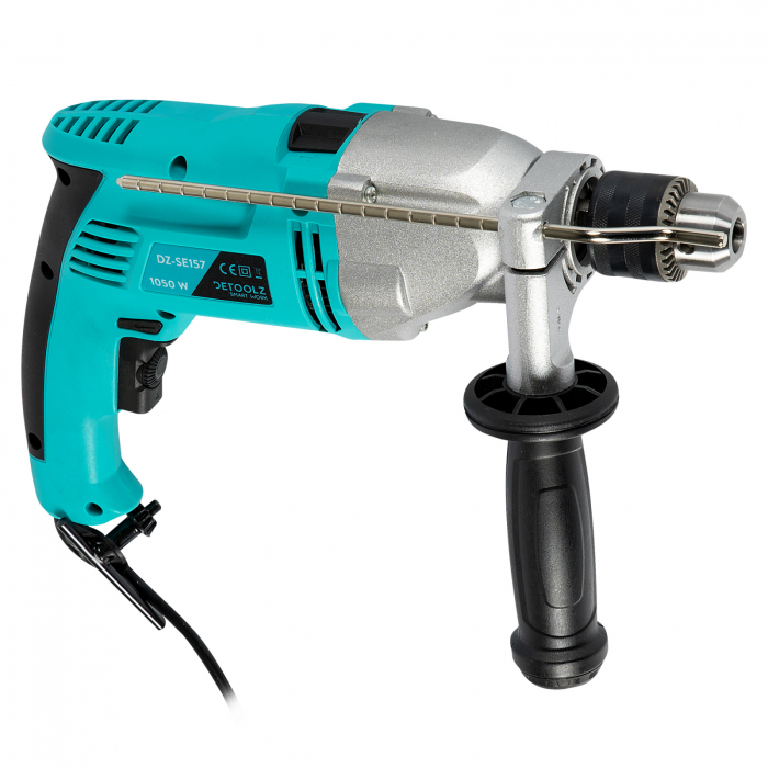 Detoolz fúró és csavarhúzó ütőhangszerekkel 1050W, 2 sebesség [5]