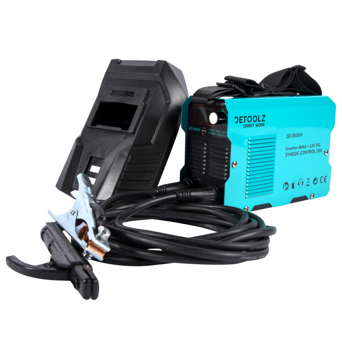 Detoolz hegesztő inverter DZ-ES009 MMA + Lift TIG, 200 A, 1,6 - 4,0 mm [2]