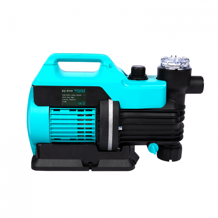 Detoolz medence szivattyú 850W 3600l / óra, szívás 8 m, ürítés 38 m [2]