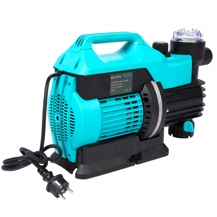 Detoolz medence szivattyú 850W 3600l / óra, szívás 8 m, ürítés 38 m [6]