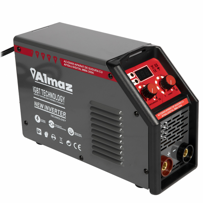 Digitális hegesztőgép Almaz AZ-ES005 MMA 300, 300 A, 1,6 - 5,0 mm [4]