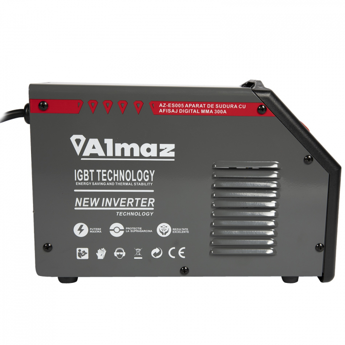 Digitális hegesztőgép Almaz AZ-ES005 MMA 300, 300 A, 1,6 - 5,0 mm [3]