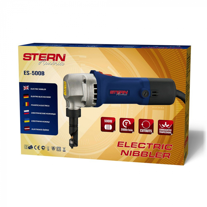 Elektromos lemez vágott olló Stern ES500B, 500 W, 1,2-2,5 mm [2]