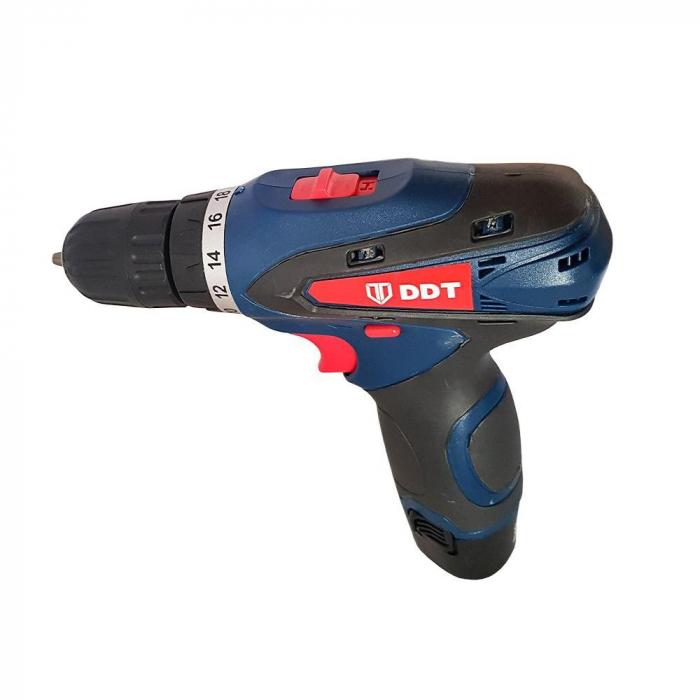 Fúró 2 x DDT akkumulátorral, 12V, 10 mm [2]