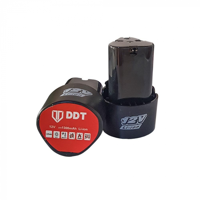 Fúró 2 x DDT akkumulátorral, 12V, 10 mm [5]