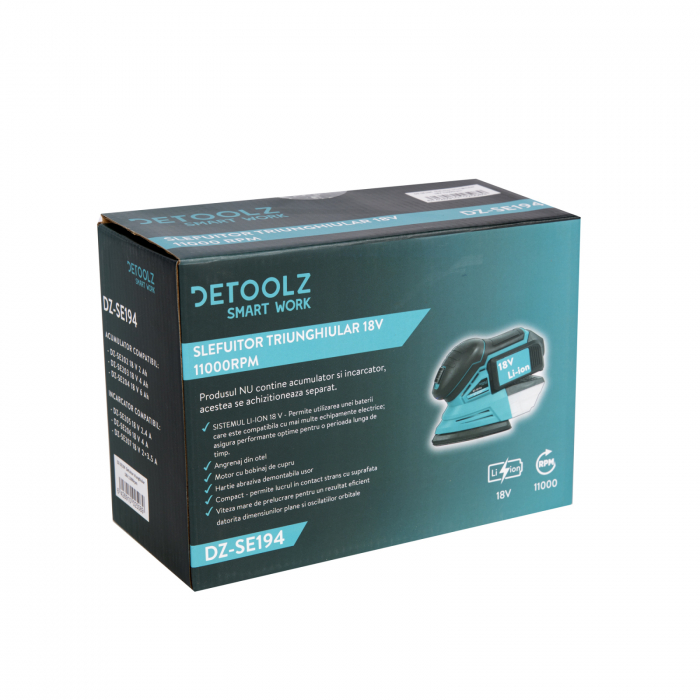 Háromszög alakú csiszoló 18V 11000rpm [6]