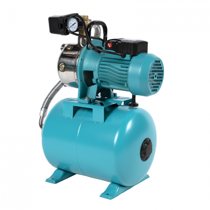 Hidrofor, 24 liter, Detoolz, 0,75kW/1HP AUJET 100B, abszorpció 9 m, magasság 45 m, 3.3 mc/h [2]
