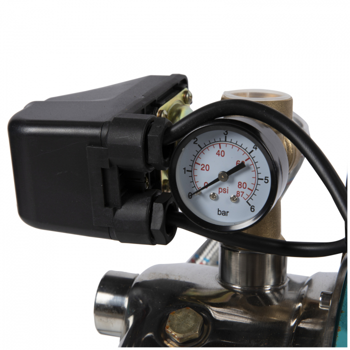 Hidrofor, 24 liter, Detoolz, 0,75kW/1HP AUJET 100B, abszorpció 9 m, magasság 45 m, 3.3 mc/h [6]