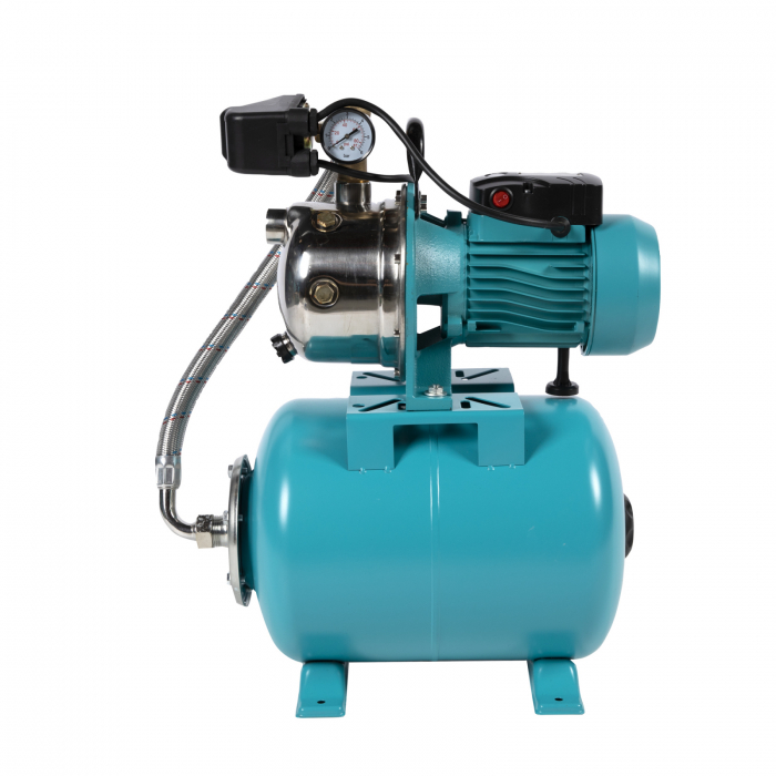 Hidrofor, 24 liter, Detoolz, 0,75kW/1HP AUJET 100B, abszorpció 9 m, magasság 45 m, 3.3 mc/h [4]