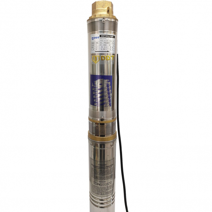Merülő mélyvízszivattyú, DDT, 4QJD2-8, 1100 W, 8 turbinák, Inox (rozsdátlan) acél [3]